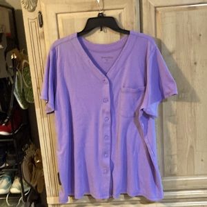 Woman Within Short Sleeved Size 1X